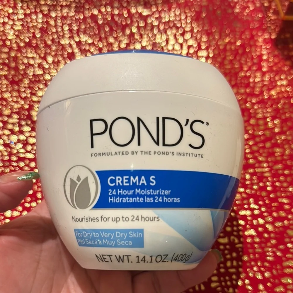 POND'S 24 Hour Moisturizer POND'S Crema S 24H Moisturizing‎ Cream - 14.1oz